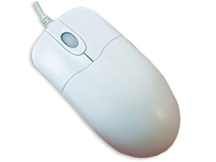 Мышь оптическая TKH-MOUSE-IP68-AM-SCROLL-WHITE-USB (KH17272)