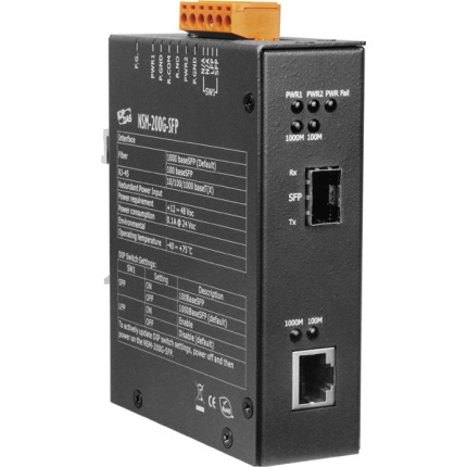 Конвертер NSM-200G-SFP CR