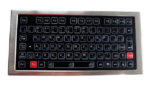 Промышленная клавиатура K-TEK-D272-FN-DT-SS-B-US/RU-USB