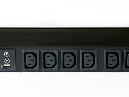 PWG-9332-307-91-SIPH POWERGuard PDU, 32A Single Phase 1U, 8 x IEC Sockets (7 x C13 - 1 x C19), Outlet Metering