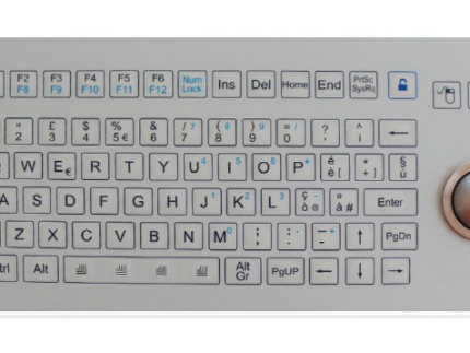 Промышленная клавиатура K-TEK-D333-OTB-FN-SW-W-US/RU-USB