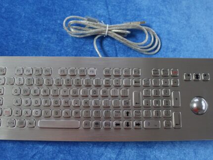 Антивандальная клавиатура K-TEK-A420-OTB-KP-FN-DWP-US/RU-PS/2