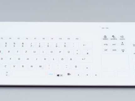 Клавиатура промышленная емкостная TKR-103-TOUCH-KGEH-VESA-WHITE-USB-US/EU (KR23211)