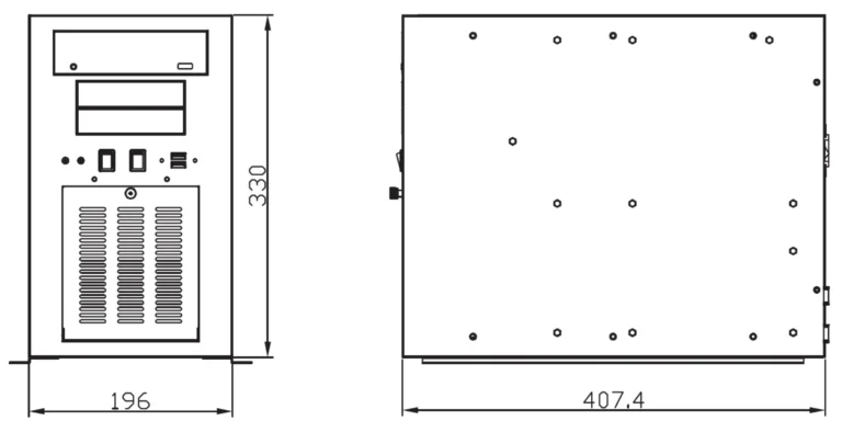 Корпус AX60810WM-RC-NP