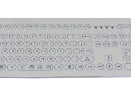 Промышленная клавиатура K-TEK-D399KP-FN-DT-W-US/RU-PS/2