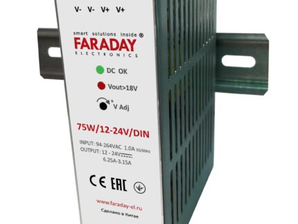 Блок питания 75W/12-24V/DIN