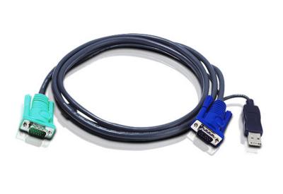 Кабель KVM Cable USB - 1.8M D-Sub 15 pin to VGA, USB Keyboard / Mouse Cable