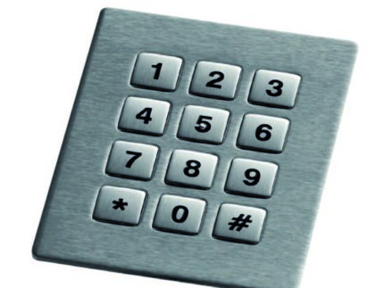 Клавиатура антивандальная TKV-012-12-QUAD-DGI-IP65-MODUL-MATRIX (KV21230)