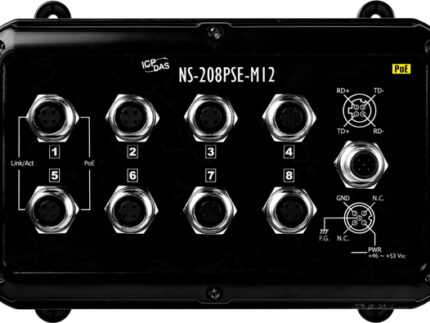 Коммутатор NS-208PSE-M12-IP67