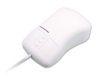Мышь промышленная для применения в медицине TKH-MOUSE-SCROLL-IP68-GREY-LASER-USB (KH18218)