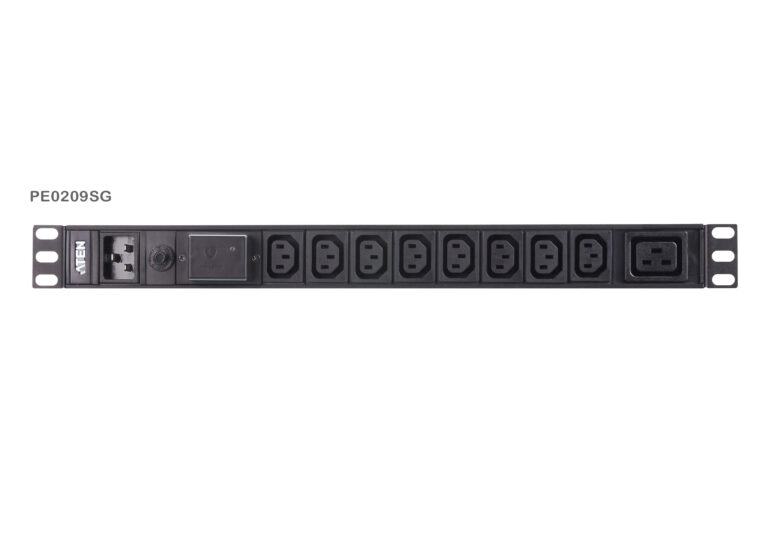 Устройство распределения электропитания PE0209SG 16A 9-outlets Basic 1U PDU with surge protection