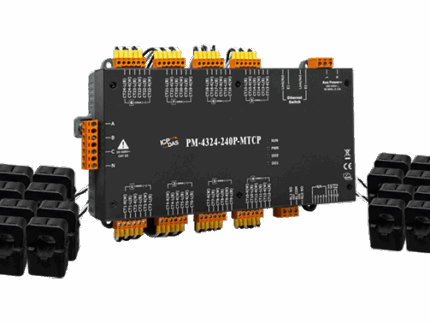 Интеллектуальный многоканальный измеритель параметров сети PM-4324-240P-MTCP