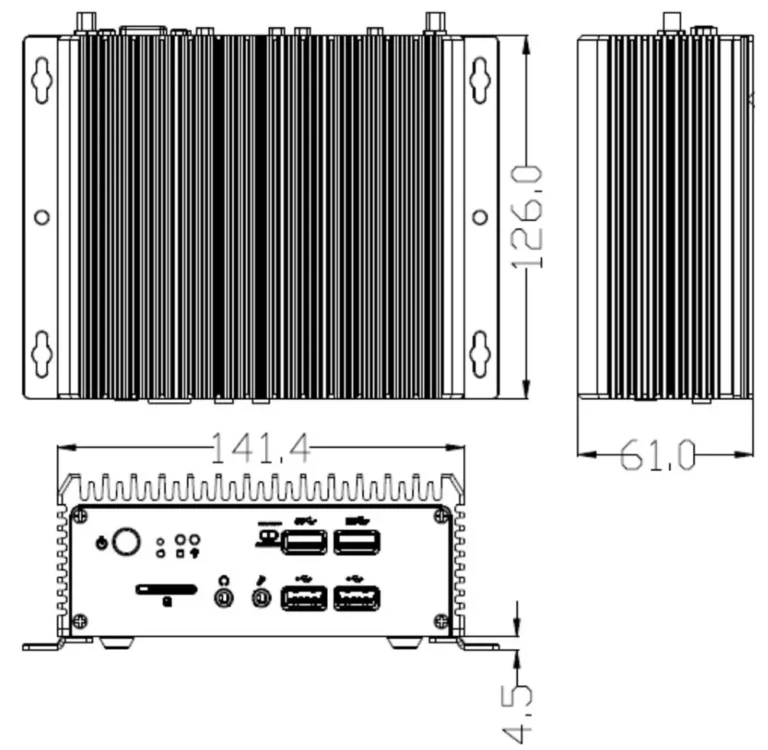 Компактный встраиваемый компьютер C4350Z-V (i5-6200U)