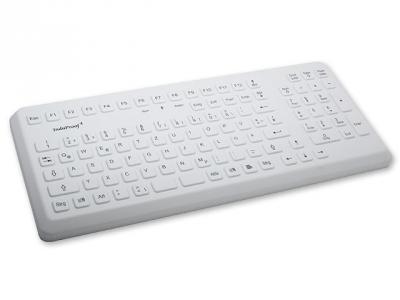 Клавиатура пылевлагозащитная TKG-105-MED-IP68-GREY-USB-US/CYR