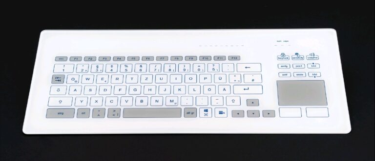 Клавиатура промышленная емкостная TKR-086-TOUCH-ADHC-USB-US/EU (KR23245)
