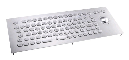 Клавиатура антивандальная TKV-086-TB38V-IP65-MODUL-PS/2-US/CYR