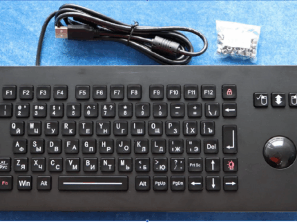 Промышленная клавиатура K-TEK-M361-MTB-FN-BL-BT-DWP-US/RU-USB