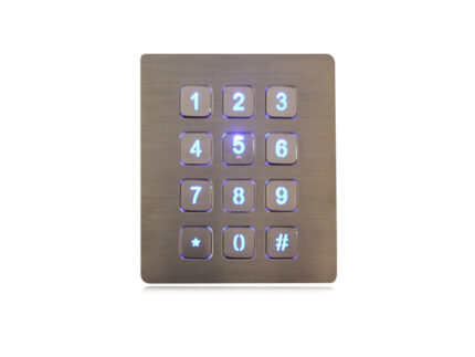 Клавиатура вандалозащищённая K-TEK-B88KP-BL-DWP