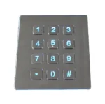 Клавиатура вандалозащищённая K-TEK-B88KP-BL-DWP