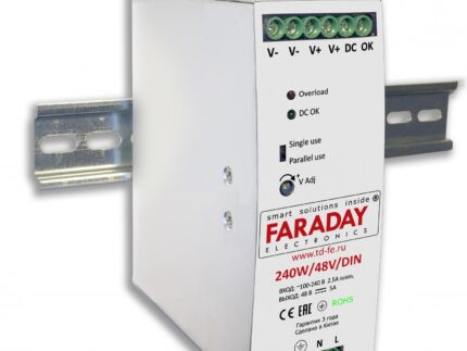 Блок питания 240W/48V/DIN, 94~264VAC IN, 48VDC OUT 240W