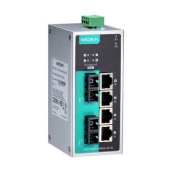 Коммутатор EDS-P206A-4PoE-MM-SC