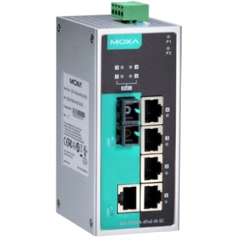Коммутатор EDS-P206A-4PoE-M-SC-T