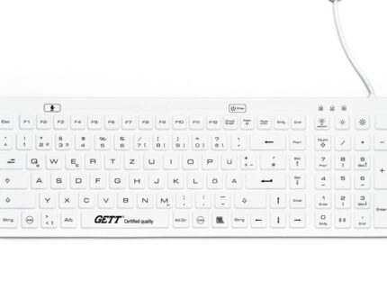 Клавиатура пылевлагозащищённая TKG-110-GCQ-MED-AM-IP68-BACKL-WHITE-USB-US/CYR (KG26204)